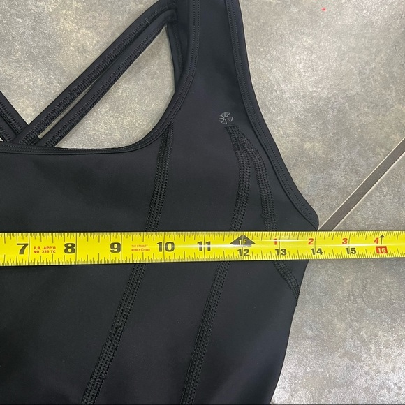 Ghost Flower Earth Onyx One Piece Jumpsuit Athletic Black Womens Sz S Gymastic - Picture 12 of 14